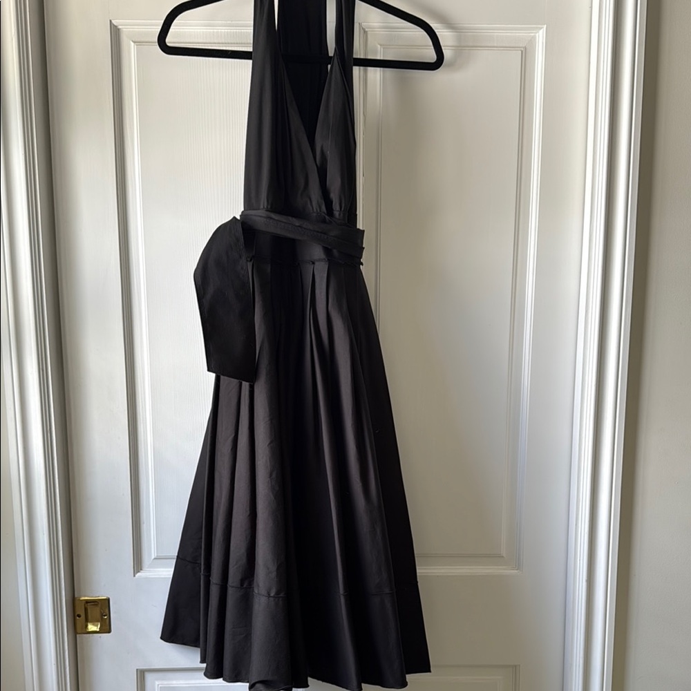 Donna Karan Collection Black Label Excellent Condition Halter Wrap Dress size 6